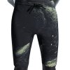 Pánské Kalhoty Kr. On Running Race Tights Half Black/Limelight (Velikost L)