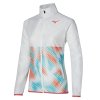 Dámská Bunda Mizuno Printed Jacket White Fierry Coral