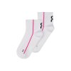Ponožky ON Running Court Sock Mid White/Pink (Velikost L)
