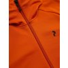 Mikina Peak Performance W RIDER ZIP HOOD GOLD FLAME/MOTION GREY