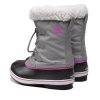 Dětské Boty SOREL YOOT PAC NYLON WP - Chrome Grey, Black (Velikost 38)