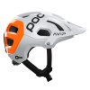 Cyklistická helma POC Tectal Race MIPS NFC Hydrogen White / Fluorescent Orange AVIP (Velikost S/51-54cm)