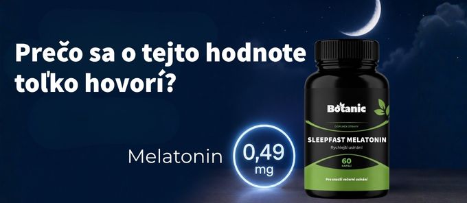 Melatonín v ČR: prečo sa pri doplnkoch rieši 0,49 mg?