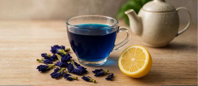 Modrý alebo fialový čaj? Tajomstvo farby klitórie