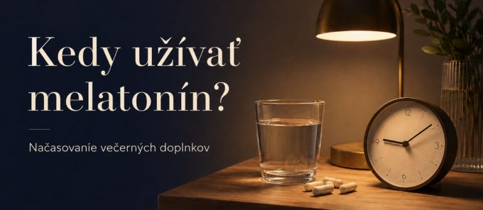Kedy užívať melatonín a večerné doplnky?