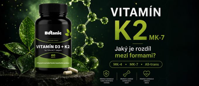 Vitamin K2 MK-7: jaký je rozdíl mezi formami vitaminu K