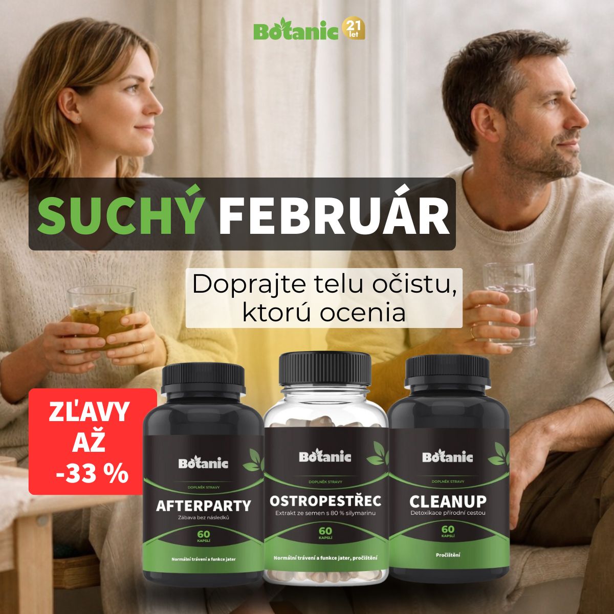 Skúste Suchý február s nami – mrknite, čo vám pomôže