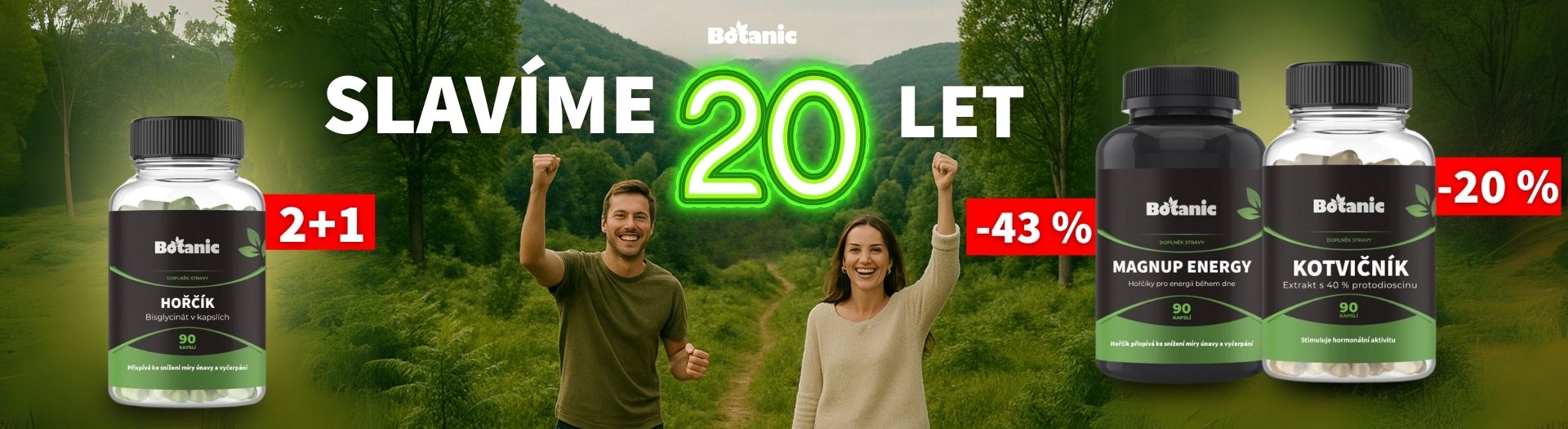 Botanic slaví 20 LET!