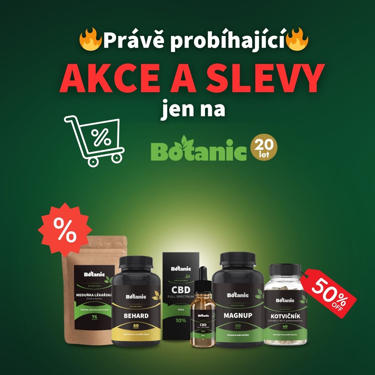 Probíhající akce na jednom místě