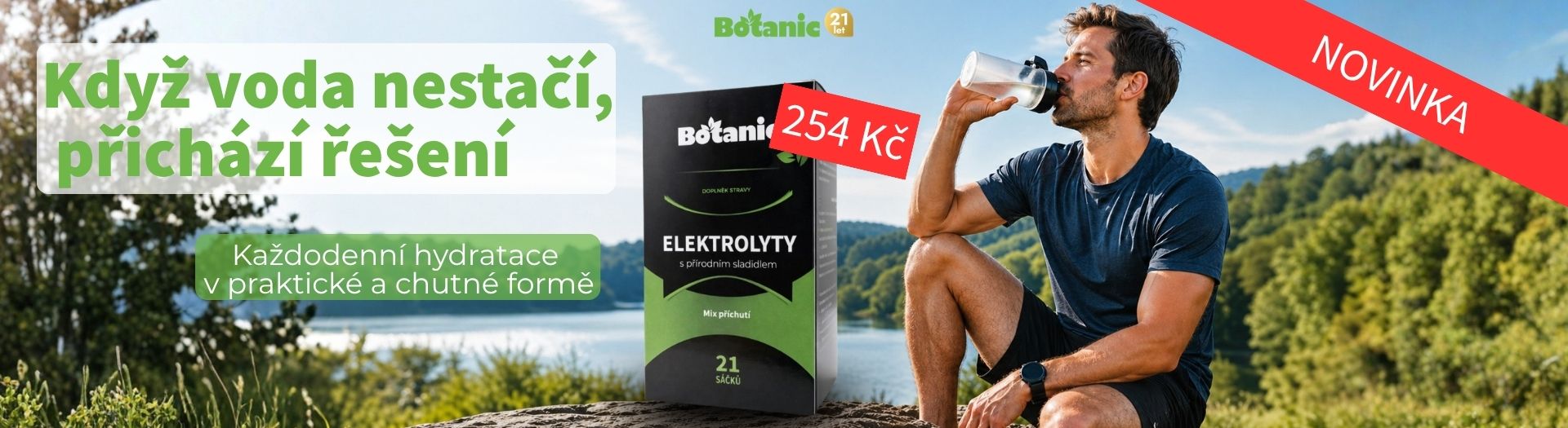 Elektrolyty do vody – novinka se zaváděcí cenou