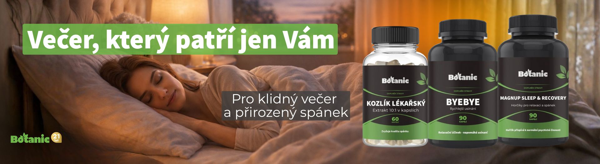 Objevte podporu pro kvalitní spánek