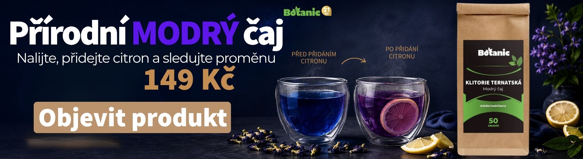 Objevte kouzlo modrého čaje