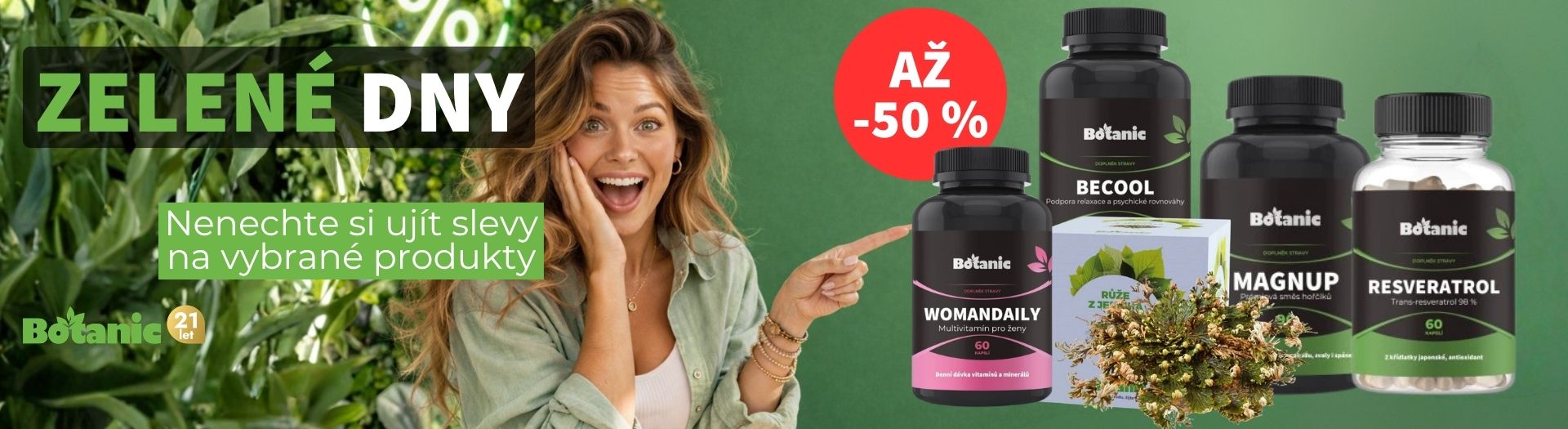 Zelené dny – vybrané produkty se slevou jen pár dní