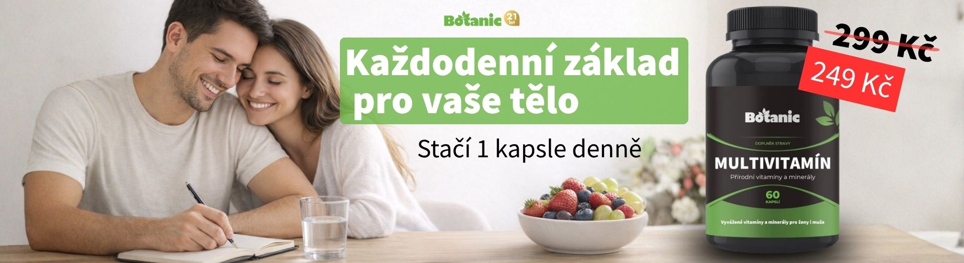 Denní základ, který dává smysl. Nový multivitamín nyní za 249 Kč