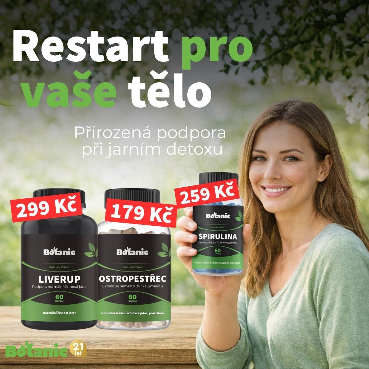 Jarní podpora přirozené detoxikace – bez extrémů