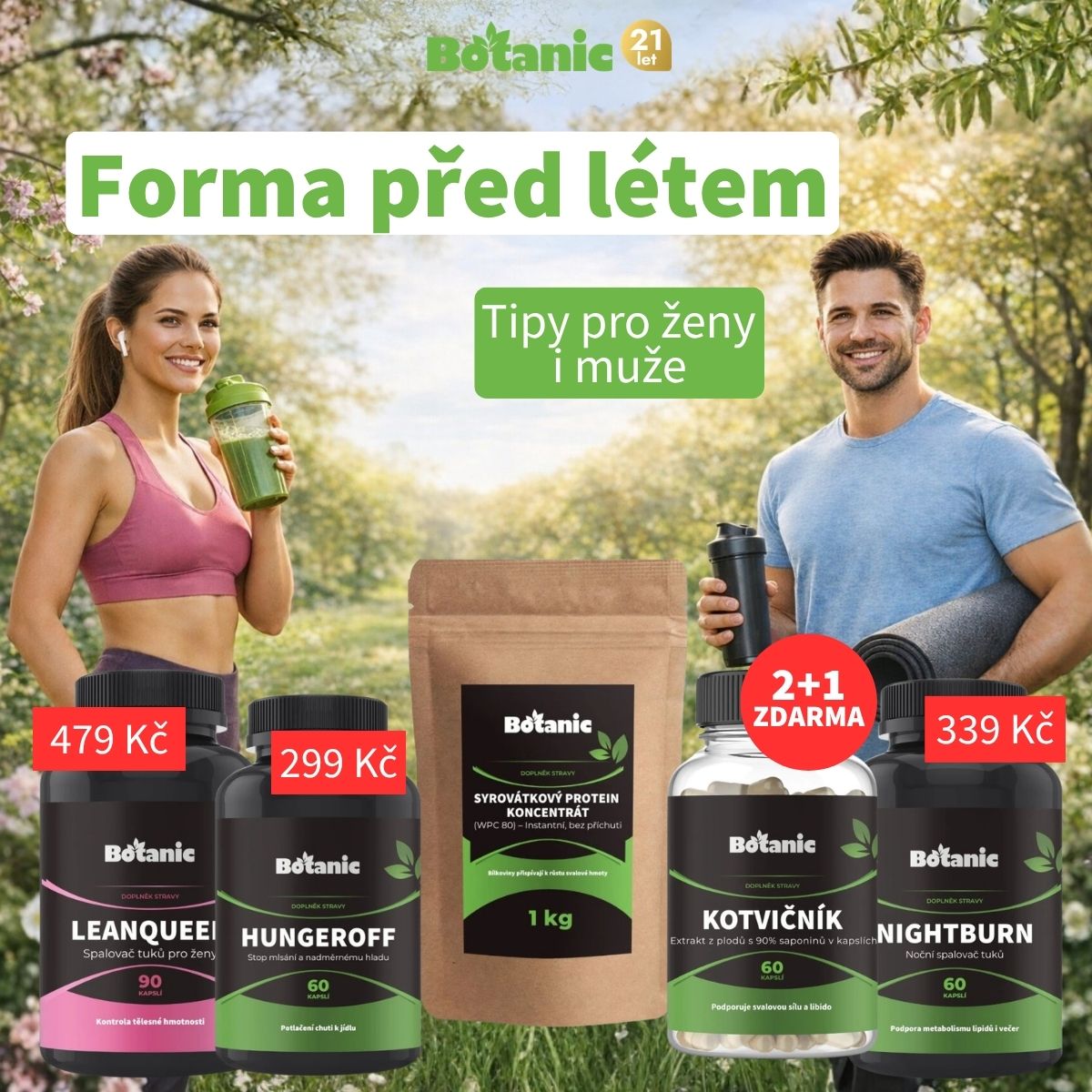 Do formy před létem – produkty a tipy pro ženy i muže
