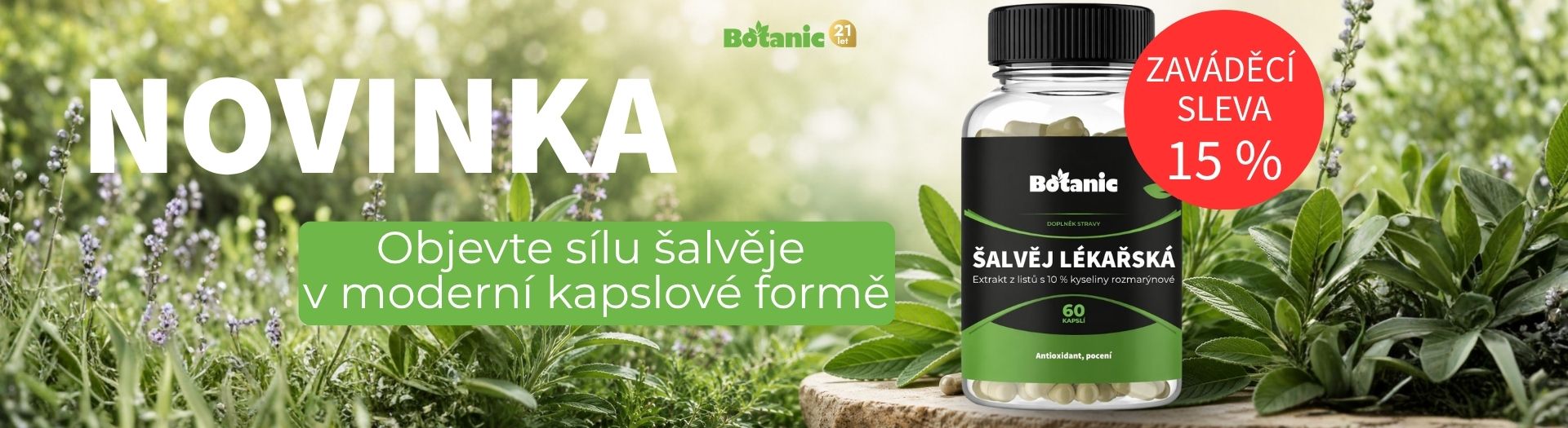Novinka: tradiční šalvěj v moderní kapslové formě
