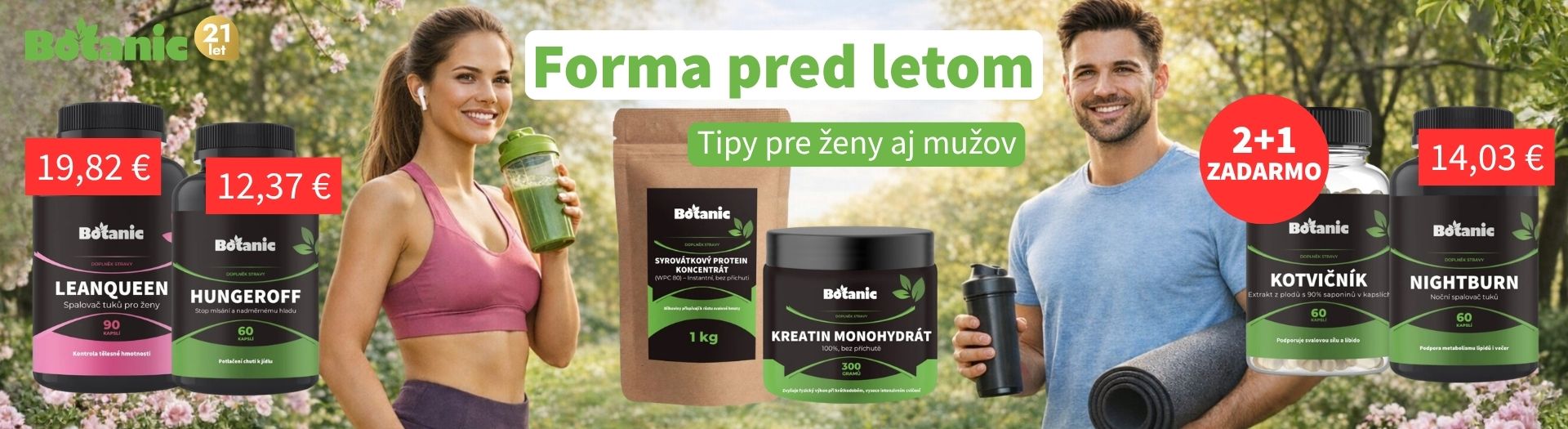 Do formy pred letom – produkty a tipy pre ženy aj mužov