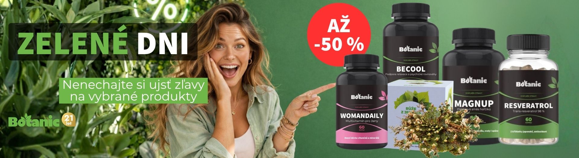 Zelené dni – vybrané produkty so zľavou len pár dní