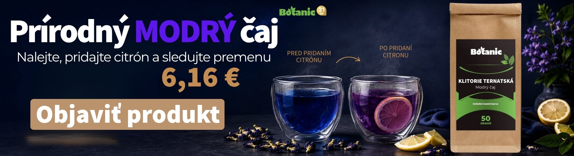 Objavte kúzlo modrého čaju