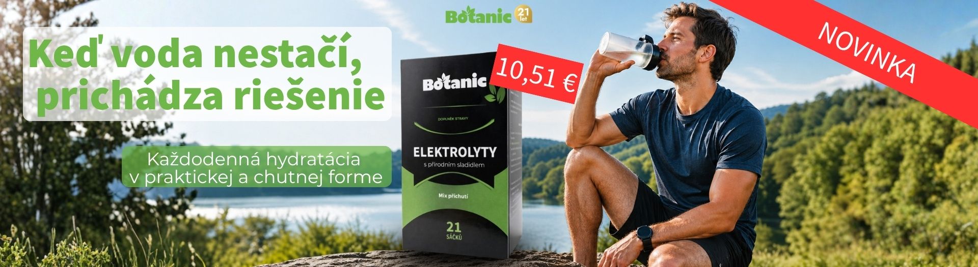 Elektrolyty do vody – novinka so zavádzacou cenou