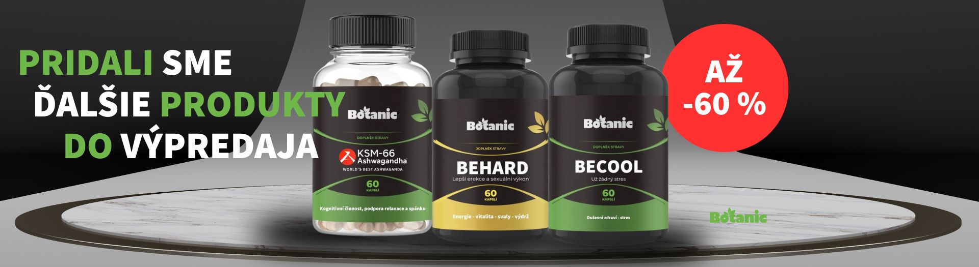 Nové produkty vo výpredaji - zľavy až 60 %