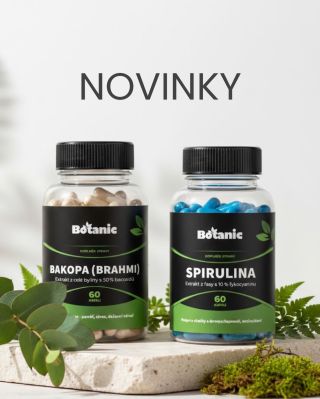 Spirulina a Bakopa dostaly variantu, která se snáze užívá a doprovodí vás na cesty. Nově je tak máme v kapslích jako silné...