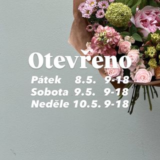 Tuto neděli je Den matek, a proto máme od dneška do neděle speciální otevírací dobu každý den od 9 do 18 hodin. 🌸 Maminky...