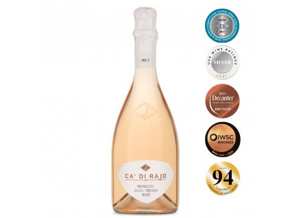 RAJO Prosecco Rosè Millesimato Spumante Treviso DOC Brut 2021 0,75 l min