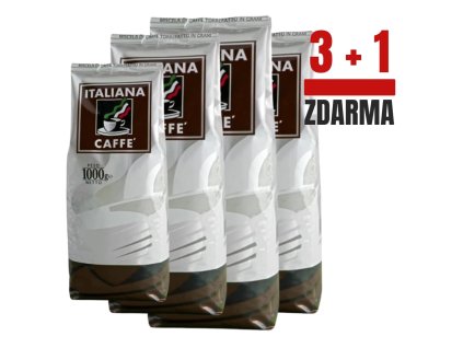 3 + 1 ZDARMA Zrnková káva ITALIANA Venezia 1 kg min