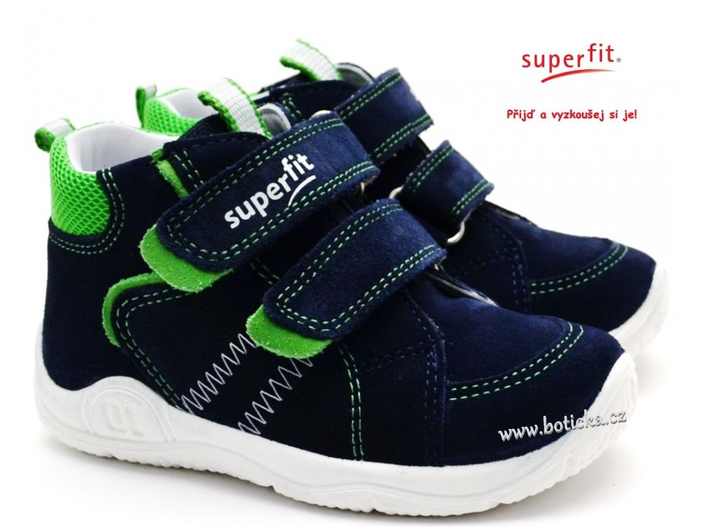 SUPERFIT 6-09420-80 blau/grun Dětské boty