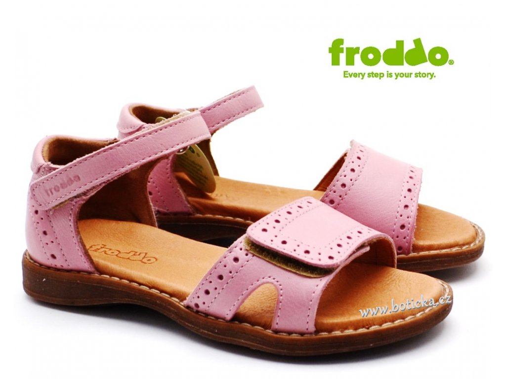 Dívčí sandále FRODDO G3150176-2 růžové - Botička
