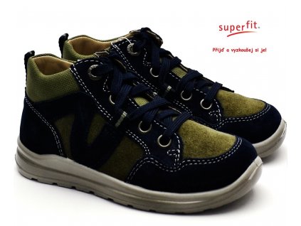 SUPERFIT 3-00323-80 blau/grun Dětské boty