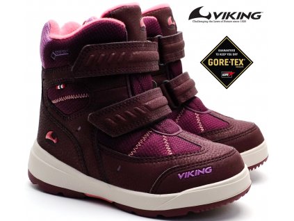 Zimní boty VIKING 3-87060 6251 Plum/coral