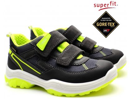 SUPERFIT 4-09064-20 grau/gelb Dětské boty