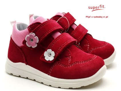 SUPERFIT 4-09321-50 rot/rosa Dětské boty