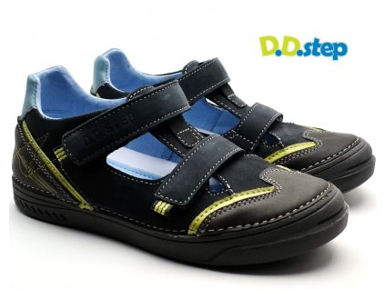 Dětské sandále DDstep 040-438B černé