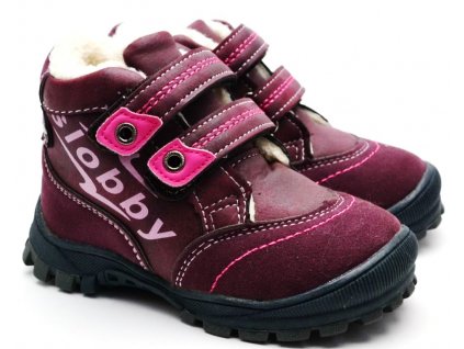 Zimní obuv Slobby 46-0024-T1 vínové