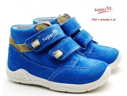 SUPERFIT 6-09415-81 blau/beige Dětské boty