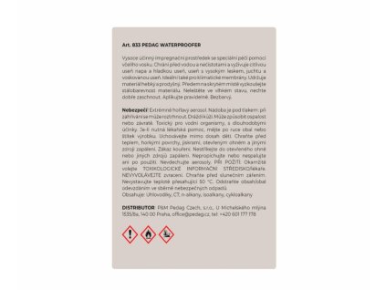 PEDAG WATERPROOFER XXL impregnace s výživou