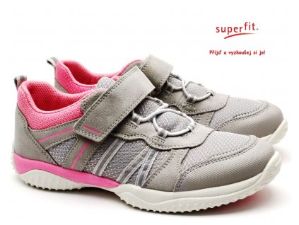 SUPERFIT 6-06383-26 Dětské boty hellgrau/rosa
