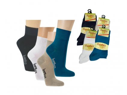 Bambusové ponožky Socks4fun 2171 černé