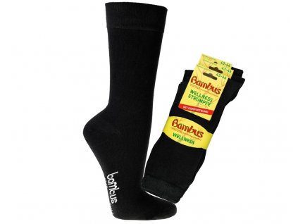 Bambusové ponožky Socks4fun 2272 černé