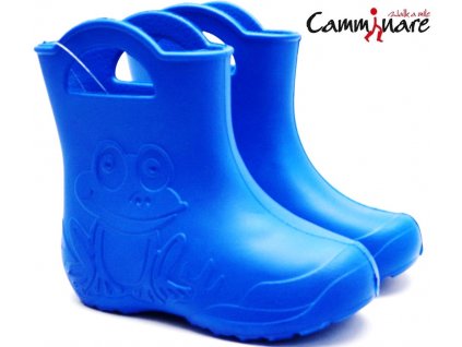 GUMÁKY CAMMINARE ŽABKA modré nezateplené