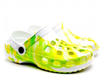 CLOG Sandály 54-0615-Y1 zelenobílé