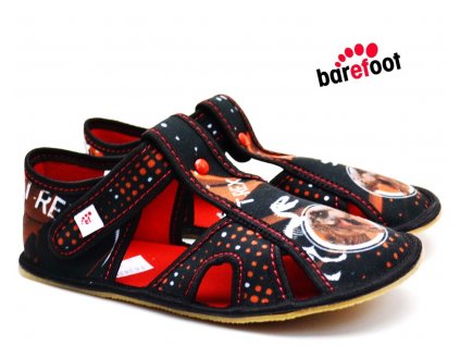 Dětské barefoot bačkory EF BAREFOOT 386 Rex