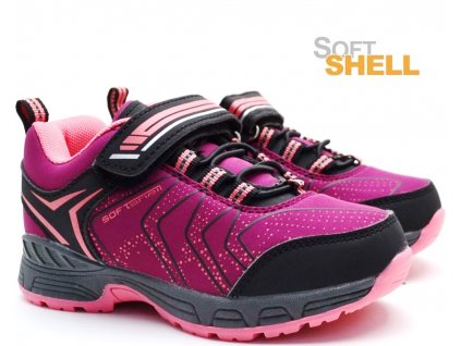 Softshell obuv ALPINEX A221015B fuxia