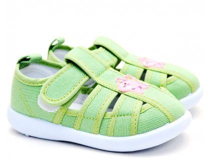 Textilní sandály SLOBBY 130-0070-S1 zelené