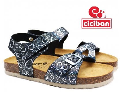 CICIBAN BIO ACCIAIO Dívčí sandále