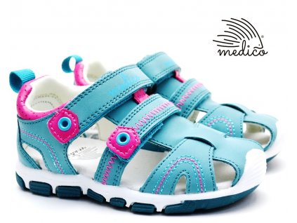 Dětské sandály MEDICO ME-55503 tyrkysový
